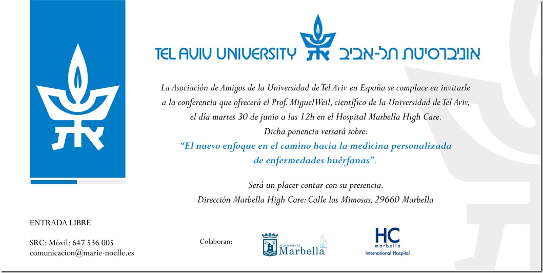 Segunda visita oficial de la Universidad de Tel Aviv a la Costa del Sol