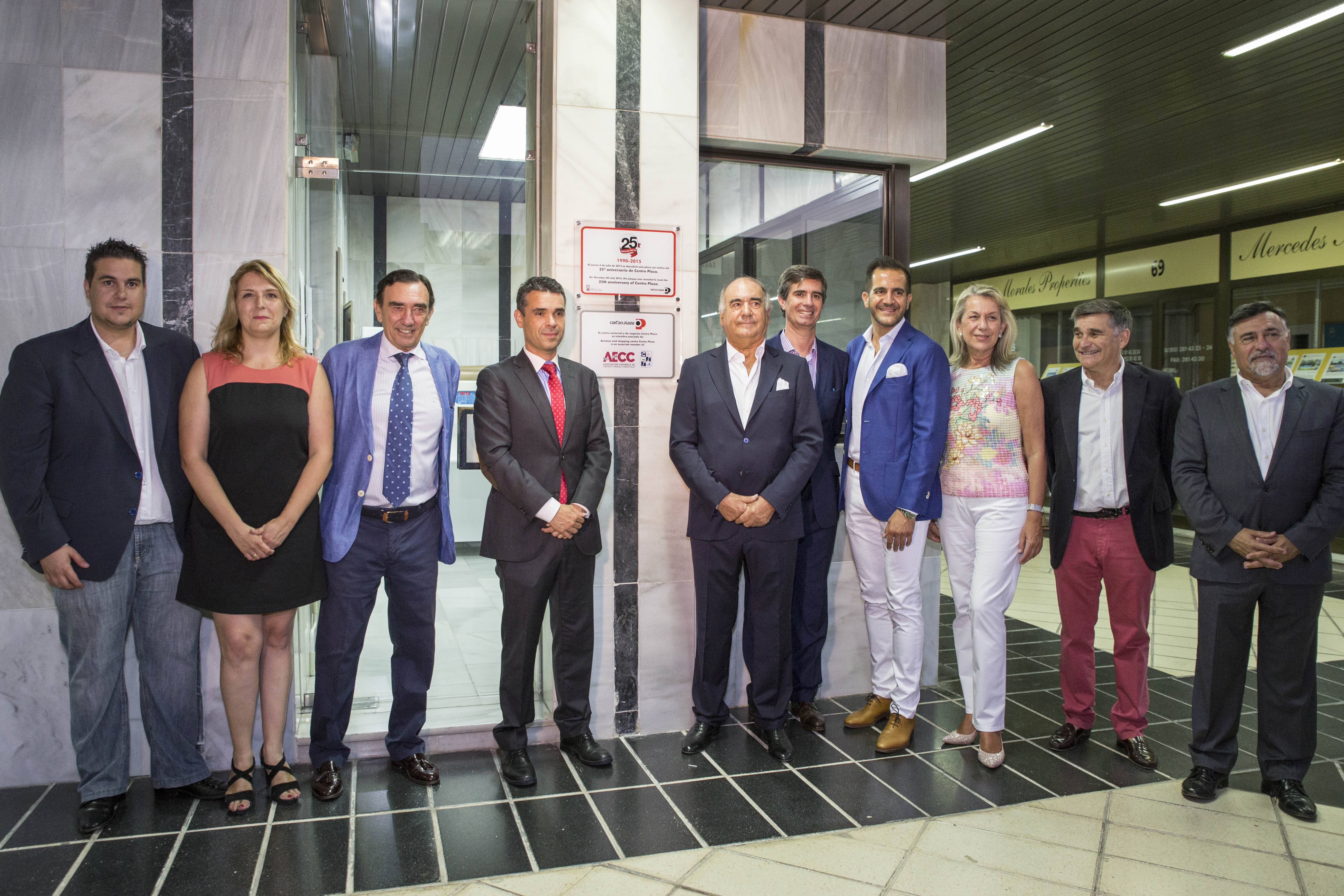 CENTRO PLAZA celebrated 25 years of operation in Marbella with a moving event