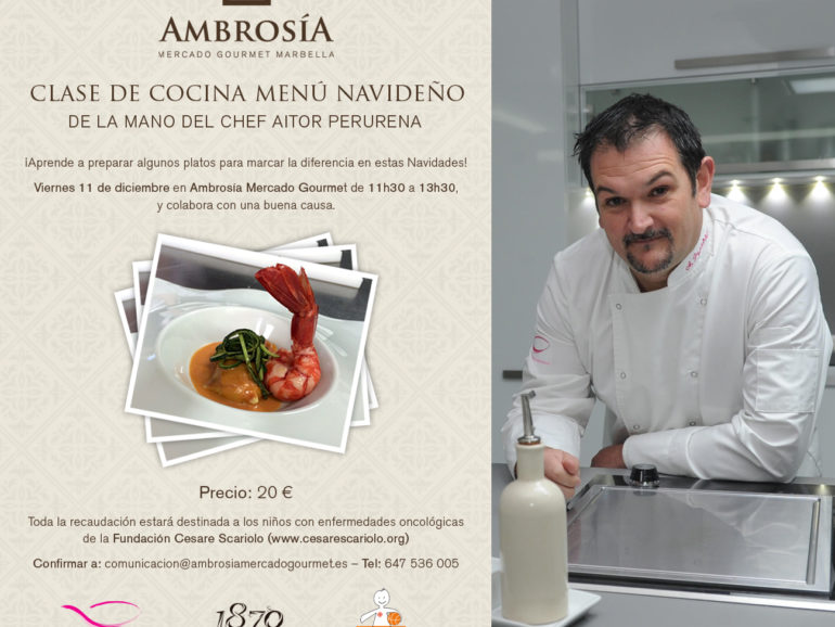 Curso de cocina navideña en Ambrosía Mercado Gourmet