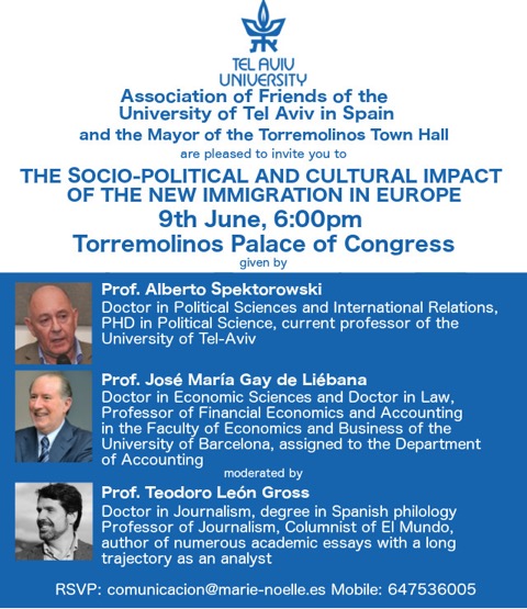 Lecture: ‘Socio-Political and Cultural Impact of the new immigration in Europe’