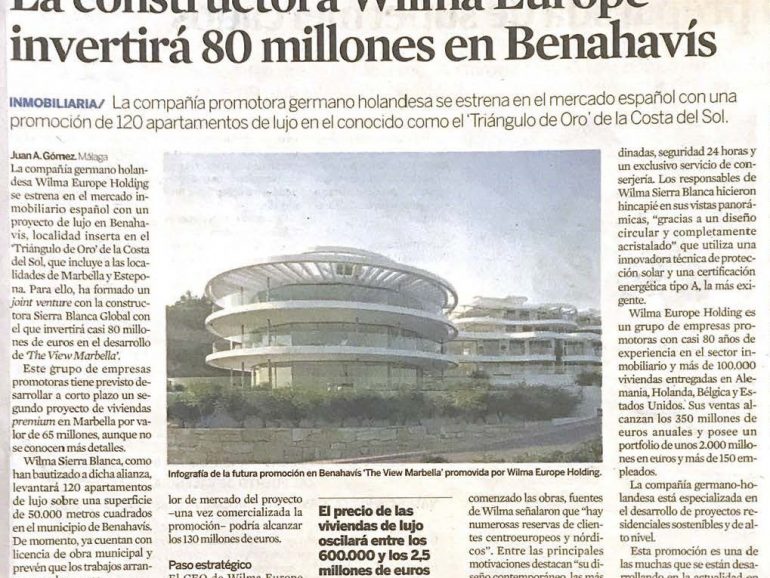 EXPANSIÓN PUBLICA UN ARTICULO DE THE VIEW MARBELLA