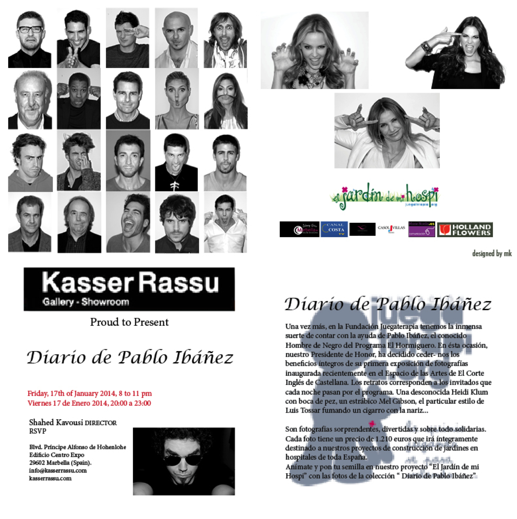 Pablo Ibáñez, el Hombre de Negro, en Kasser Rassu de Marbella