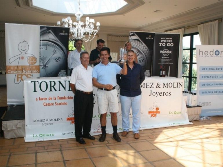 X Torneo de Golf GOMEZ Y MOLINA a favor de la Fundación Cesare Scariolo