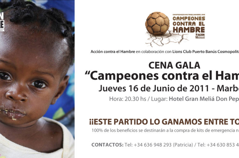 Gala ACCIÓN CONTRA EL HAMBRE – Campeones contra el Hambre