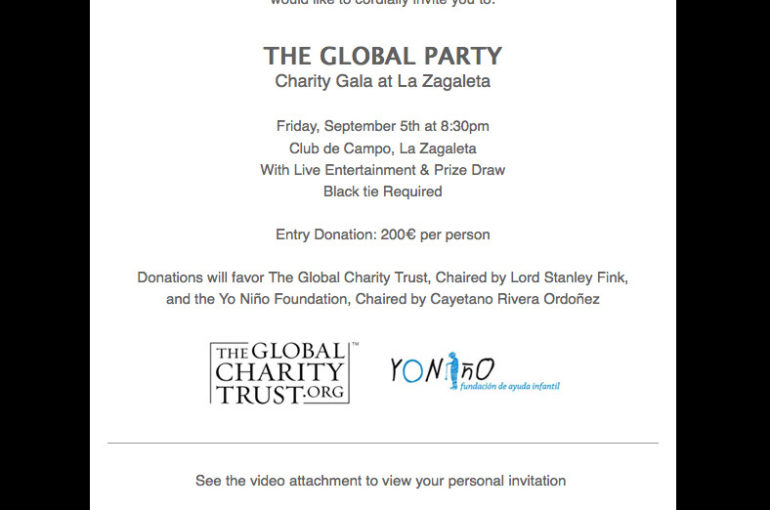 Charity Gala at La Zagaleta