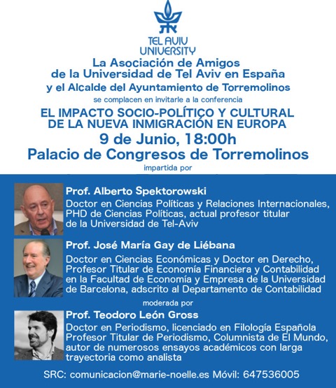 Conferencia: ‘Impacto Socio-Político y Cultural de la nueva inmigración en Europa’