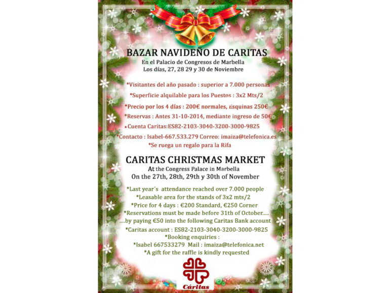 Bazar Navideño de Cáritas