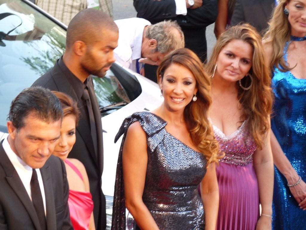 Eva Longoria, Tony Parker, Antonio Banderas,