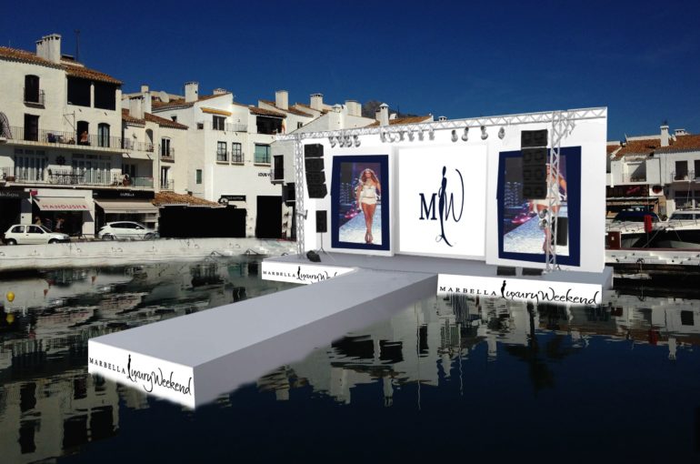 Marbella Luxury Weekend will present the first catwalk on the sea