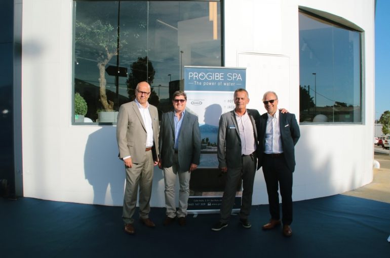 Inauguración del showroom Progibe Spa en Marbella