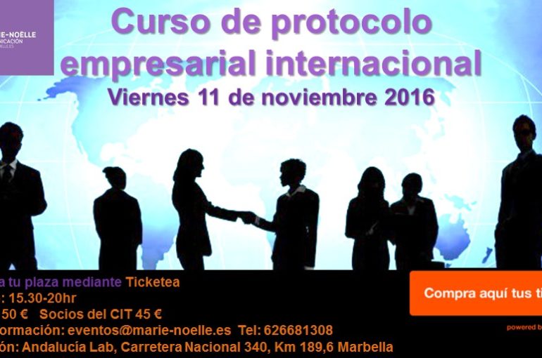 Curso de protocolo empresarial internacional