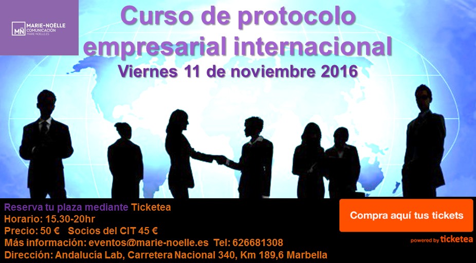 Curso de protocolo empresarial internacional