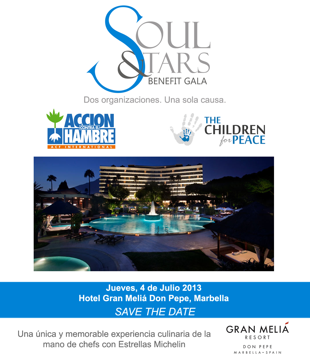 SOUL & STARS GALA en MARBELLA a favor de ACH y TCFP