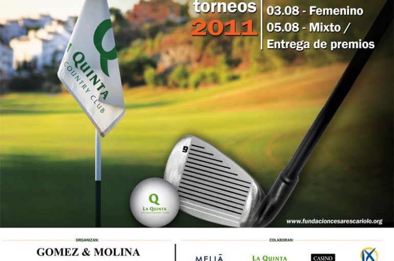 Torneo de Golf Gómez&Molina a favor de la Fundación Cesare Scariolo