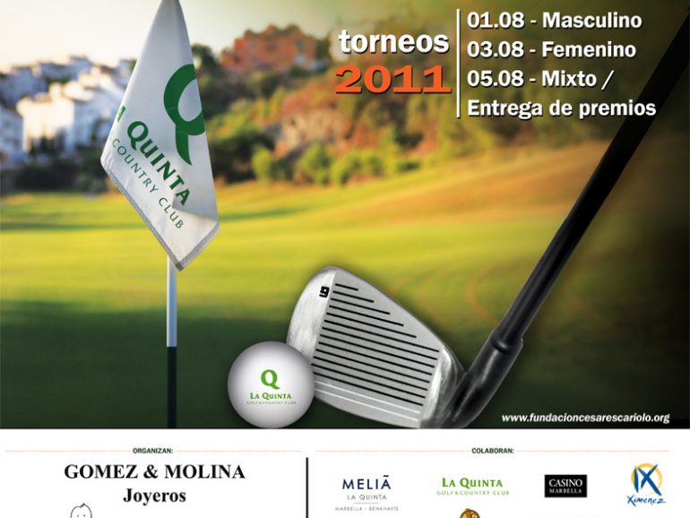 Torneo de Golf Gómez&Molina a favor de la Fundación Cesare Scariolo