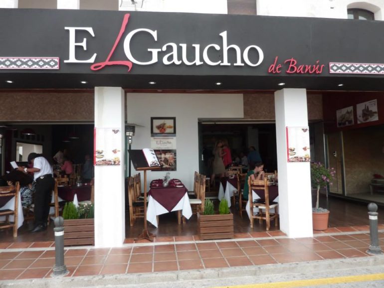 Comida de prensa en El Gaucho de Banús