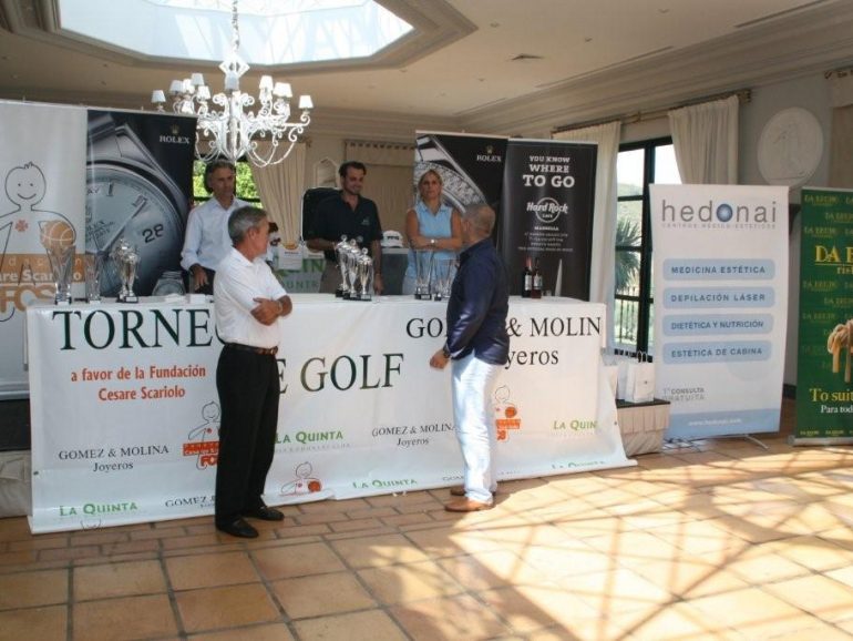 X Torneo de Golf Gomez y Molina a favor de la Fundación Cesare Scariolo