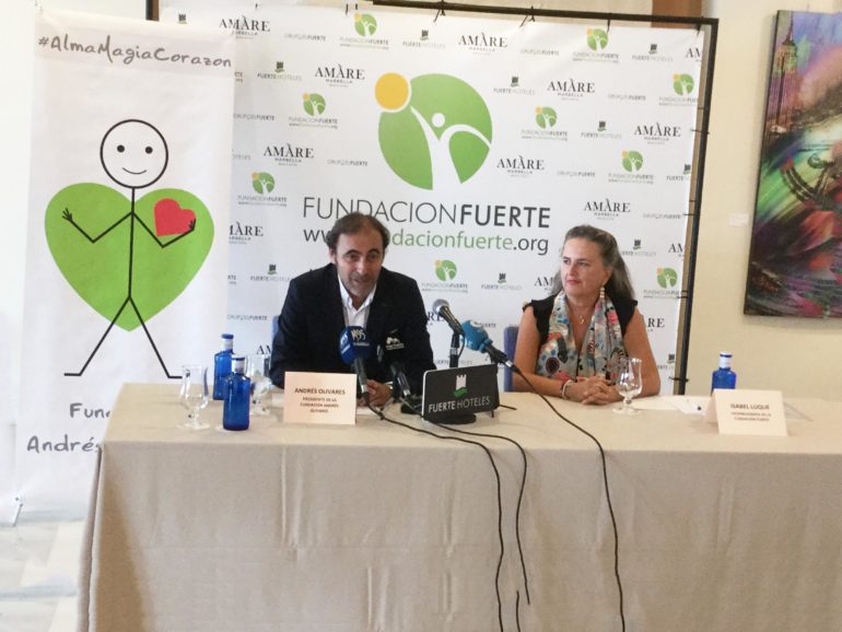 Press Conference for the Fundación Andrés Olivares